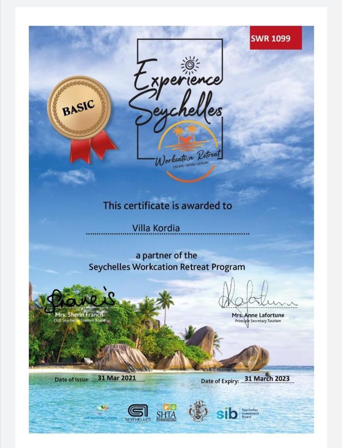 Villa Kordia Pointe Au Sel Ngoại thất bức ảnh